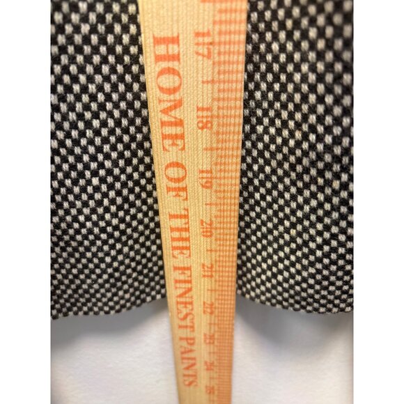 Charter Club Petite Size 10P Black & White Checkered Wool Blend Jacket - Picture 4 of 10